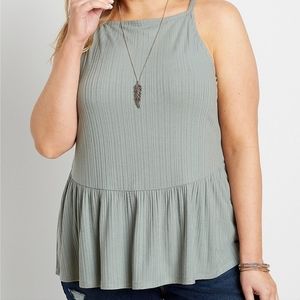 SOLDMaurices Teal Tank NWT